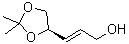 CAS#: 106757-57-7， (2E)-3-[(4R)-2,2-Dimethyl-1,3-Dioxolan-4-Yl]-2-Propen-1-Ol