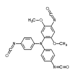 CAS#: 106790-31-2， 4-Isocyanato-N,N-Bis(4-Isocyanatophenyl)-2,5-Dimethoxyaniline