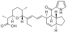 CAS#: 106803-22-9， (2R)-2-[(2R,5S,6R)-6-[(3E,5E)-6-[(3aR,4S,5R,7aS)-4-(1H-Pyrrole-2-Carbonyl)-2,3,3a,4,5,7a-Hexahydro-1H-Inden-5-Yl]Hexa-3,5-Dien-3-Yl]-5-Methyloxan-2-Yl]Propanoic Acid