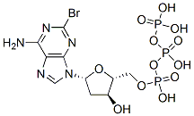 CAS#: 106867-29-2， [(2R,3S,5S)-5-(6-Amino-2-Bromopurin-9-Yl)-3-Hydroxyoxolan-2-Yl]Methyl (Hydroxy-Phosphonooxyphosphoryl) Hydrogen Phosphate