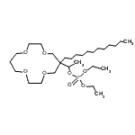 CAS#: 106868-29-5， 1-(6-Dodecyl-1,4,8,11-Tetraoxacyclotetradecan-6-Yl)Ethyl Diethyl Phosphate