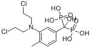 CAS#: 106871-13-0， [[3-[Bis(2-Chloroethyl)Amino]-4-Methylphenyl]-Hydroxy-Phosphonomethyl]Phosphonic Acid