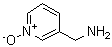 structure of CAS# 10694-10-7, 1-(1-Oxido-3-Pyridinyl)Methanamine;1-(1-Oxid<wbr>opyridin-<wbr>3-yl)meth<wbr>anamine; <wbr>3-Aminome<wbr>thylpyrid<wbr>ine-N-oxi<wbr>de; C-(1-<wbr>Oxy-pyrid<wbr>in-3-yl)-<wbr>methylami<wbr>ne;3-Aminomethylpyridine-n-oxide;3-AminomethylpyridineN-oxide