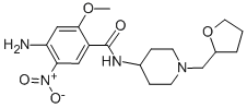 CAS#: 106972-33-2， 4-Amino-2-Methoxy-5-Nitro-N-[1-(Oxolan-2-Ylmethyl)Piperidin-4-Yl]Benzamide