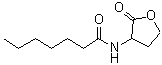 structure of CAS# 106983-26-0, N-(2-Oxotetrahydro-3-Furanyl)Heptanamide;Homoserine lactone, N-heptanoyl-;MS/MS-1054287;MS/MS-1063574