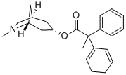 CAS#: 107010-27-5， (6-Methyl-6-Azabicyclo[3.2.1]Octan-3-Yl) 2,2-Di(Phenyl)Propanoate