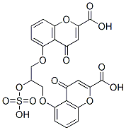 CAS#: 107032-81-5， 5-[3-(2-Carboxy-4-Oxochromen-5-Yl)Oxy-2-Sulfooxypropoxy]-4-Oxochromene-2-Carboxylic Acid