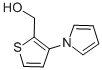 structure of CAS# 107073-27-8, 3-(1H-Pyrrol-1-Yl)-2-Thiophenemethanol;[3-(1H-Pyrrol-1-Yl)Thien-2-Yl]Methanol, 2-(Hydroxymethyl)-3-(1H-Pyrrol-1-Yl)Thiophene;1-[2-(Hydroxymethyl)Thien-3-Yl]-1H-Pyrrole;3-(1-Pyrrolyl)-2-Thiophenemethanol, 97%