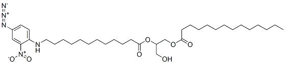 CAS#: 107141-10-6， [2-[12-[(4-Azido-2-Nitrophenyl)Amino]Dodecanoyloxy]-3-Hydroxypropyl] Tetradecanoate