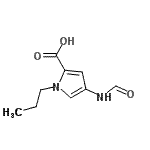 CAS#: 107164-57-8， 4-Formamido-1-Propyl-1H-Pyrrole-2-Carboxylic Acid