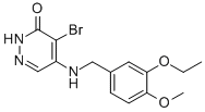 CAS#: 107186-52-7， 4-Bromo-5-[(3-Ethoxy-4-Methoxyphenyl)Methylamino]-2H-Pyridazin-3-One