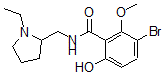 CAS#: 107188-90-9， 3-Bromo-N-[(1-Ethylpyrrolidin-2-Yl)Methyl]-6-Hydroxy-2-Methoxybenzamide