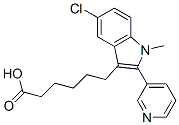 CAS#: 107190-22-7， 6-(5-Chloro-1-Methyl-2-Pyridin-3-Ylindol-3-Yl)Hexanoic Acid Hydrochloride