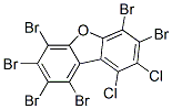 CAS#: 107207-36-3， 1,2,3,4,6,7-Hexabromo-8,9-Dichlorodibenzofuran