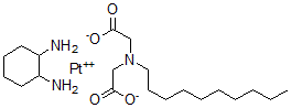 CAS#: 107241-37-2， cis-N-Decyliminodiacetato-1,2-diaminocyclohexane-platinum(II)