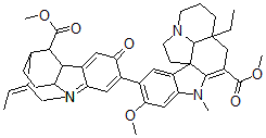CAS#: 107290-03-9， (5alpha,12beta,19alpha)-2,3-Didehydro-15-((16S)-1,13-Didehydro-10,13-Dihydro-17-Methoxy-10,17-Dioxo-2,4(1H)-Cyclo-3,4-Secoakuammilan-11-Yl)-16-Methoxy-1-Methyl-Aspidospermidine-3-Carboxylic Acid Methyl Ester