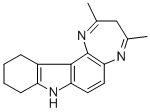 CAS#: 107369-98-2， 3,8,9,10,11,12-Hexahydro-2,4-Dimethyl-(1,4)Diazepino(2,3-a)Carbazole