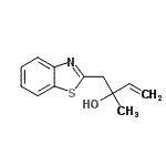CAS#: 107401-64-9， 1-(1,3-Benzothiazol-2-Yl)-2-Methyl-3-Buten-2-Ol