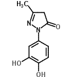 CAS#: 107430-41-1， 2-(3,4-Dihydroxyphenyl)-5-Methyl-2,4-Dihydro-3H-Pyrazol-3-One