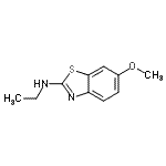 CAS#: 107468-62-2， N-Ethyl-6-Methoxy-1,3-Benzothiazol-2-Amine