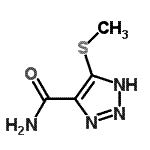 CAS#: 107487-63-8， 4-(Methylsulfanyl)-1H-1,2,3-Triazole-5-Carboxamide