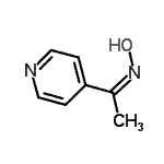 CAS#: 107492-79-5， (1Z)-N-Hydroxy-1-(4-Pyridinyl)Ethanimine