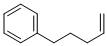 structure of CAS# 1075-74-7, 4-Penten-1-Yl-Benzene;1-Pentene, 5-Phenyl-;Benzene,4-Pentenyl-;5-PHENYL-1-PENTENE