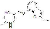 CAS#: 107572-73-6， 1-[(2-Ethyl-1-Benzofuran-7-Yl)Oxy]-3-(Propan-2-Ylamino)Propan-2-Ol