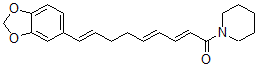 CAS#: 107584-38-3， (2E,4E,8E)-9-(1,3-Benzodioxol-5-Yl)-1-Piperidin-1-Ylnona-2,4,8-Trien-1-One