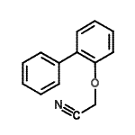 CAS#: 107624-44-2， (2-Biphenylyloxy)Acetonitrile