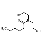 CAS#: 107716-72-3， N,N-Bis(2-Hydroxyethyl)Hexanethioamide