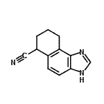 CAS#: 107756-76-3， 6,7,8,9-Tetrahydro-1H-Naphtho[1,2-d]Imidazole-6-Carbonitrile