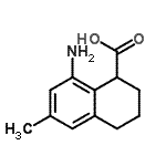CAS#: 107757-20-0， 8-Amino-6-Methyl-1,2,3,4-Tetrahydro-1-Naphthalenecarboxylic Acid