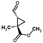 CAS#: 107804-95-5， Methyl (1R,2R)-2-Formyl-1-Methylcyclopropanecarboxylate