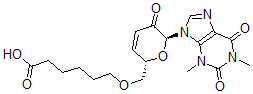 CAS#: 107838-94-8， 6-[[(2S,6S)-6-(1,3-Dimethyl-2,6-Dioxopurin-9-Yl)-5-Oxo-2H-Pyran-2-Yl]Methoxy]Hexanoic Acid