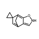 CAS#: 107962-85-6， 5'-Oxa-4'-Azaspiro[Cyclopropane-1,8'-Tricyclo[5.2.1.0<Sup>2,6</Sup>]Decane]-1'(9'),2',6'-Triene