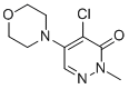 structure of CAS# 1080-85-9, 4-Chloro-2-Methyl-5-Morpholin-4-Ylpyridazin-3-One;4-Chloro-2-Methyl-5-Morpholino-Pyridazin-3-One;4-Chloro-2-Methyl-5-Morpholino-3-Pyridazinone;4-Chloro-2-Methyl-5-Morpholin-4-Yl-Pyridazin-3-One