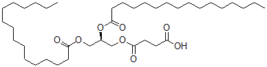CAS#: 108032-13-9， 4-[(2R)-2,3-Di(Hexadecanoyloxy)Propoxy]-4-Oxobutanoic Acid
