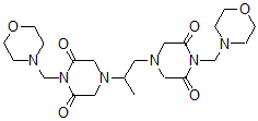 CAS#: 108093-90-9， 1-(Morpholin-4-Ylmethyl)-4-[1-[4-(Morpholin-4-Ylmethyl)-3,5-Dioxopiperazin-1-Yl]Propan-2-Yl]Piperazine-2,6-Dione
