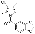 CAS#: 108132-61-2， 1,3-Benzodioxol-5-Yl-(4-Chloro-3,5-Dimethylpyrazol-1-Yl)Methanone