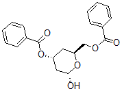 CAS#: 108274-17-5， [(2S,4R,6S)-2-(Benzoyloxymethyl)-6-Hydroxyoxan-4-Yl] Benzoate