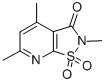 CAS#: 108361-80-4， 2,4,6-Trimethyl-1,1-Dioxo-[1,2]Thiazolo[5,4-b]Pyridin-3-One