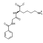 CAS#: 108392-04-7， (2R)-6-Ammonio-2-[(N-Benzoylglycyl)Amino]Hexanoate