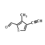 CAS#: 108408-34-0， 4-Ethynyl-3-Methyl-2-Thiophenecarbaldehyde