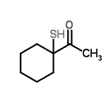 CAS#: 108420-31-1， 1-(1-Sulfanylcyclohexyl)Ethanone