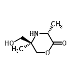 CAS#: 108713-80-0， (3R,5R)-5-(Hydroxymethyl)-3,5-Dimethyl-2-Morpholinone