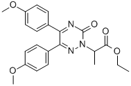 CAS#: 108734-80-1， Ethyl 2-[5,6-Bis(4-Methoxyphenyl)-3-Oxo-1,2,4-Triazin-2-Yl]Propanoate