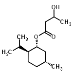 CAS#: 108766-16-1， (1R,2S,5R)-2-Isopropyl-5-Methylcyclohexyl 3-Hydroxybutanoate