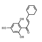 CAS#: 1088-08-0， (E)-3-Cyclohexa-2,4-Dien-1-Yl-1-(2,4,6-Trihydroxyphenyl)Prop-2-En-1-One