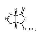 CAS#: 108858-40-8， (3aR,4S,6aS)-4-Methoxy-3,3A,4,6A-Tetrahydro-6H-Furo[3,4-c]Pyrazol-6-One